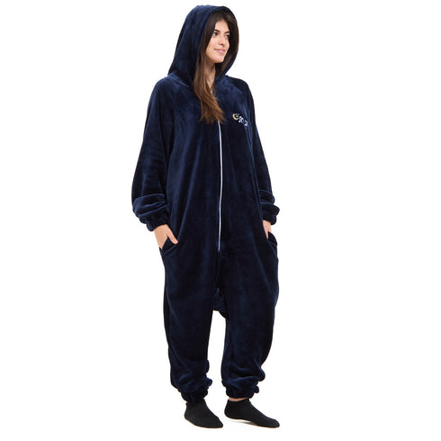 Snuggs Blanket Onesie Dark Blue هلال رمضان